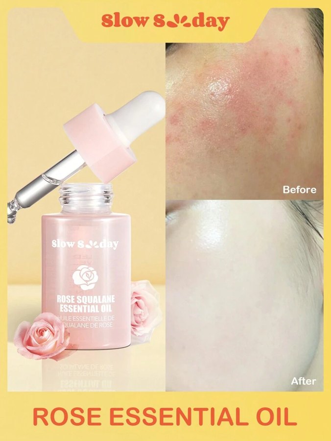 Slow Sunday Rose Squalane Essential Oil